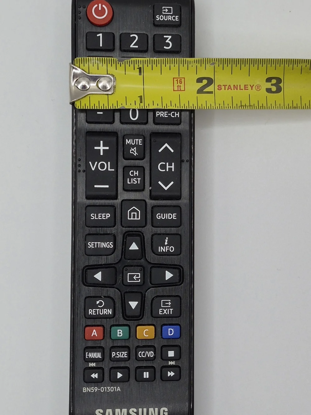 2018 Samsung Smart LED TV Remote Control, Model BN59-01301A